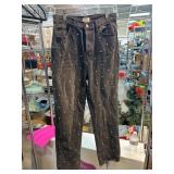 Simple Society Black Polka Dot Denim Jeans