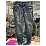 Judy Blue Women's Distressed Jeans With Pearl Deta