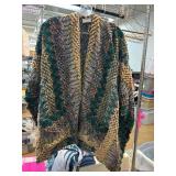 David and Young Multicolor Knit Cardigan