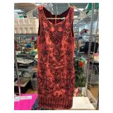 Alexa Admor Sleeveless Embroidered Dress