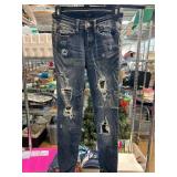 Judy Blue Distressed Denim Jeans, Size 3/26