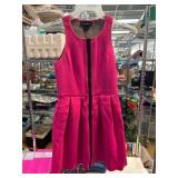 Styelstalker Pink Sleeveless Dress With Zipper Clo