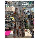 Scobe Sleeveless Floral Striped Dress