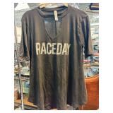 Zenana Premium 'RACEDAY' Cutout Shirt