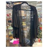 Black Sheer Jacket by Jonquil, Size M