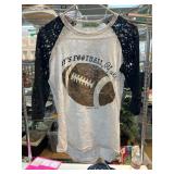 Southern Grace Football Raglan Tee