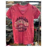 Dallas Cowboys Pink V-Neck Women's T-Shirt