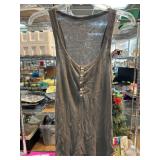 Aerie Real Soft Gray Tank Top With Buttons