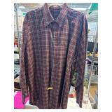 Harold Powell Plaid Cotton Long-Sleeve Shirt