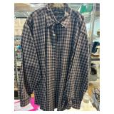 Ralph Lauren Plaid Button-Up Shirt, XL