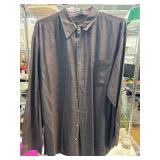 Harold Powell Silk Blend Plaid Long-Sleeve Shirt