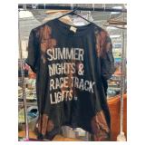 Custom Bleach Dyed Graphic T-Shirt