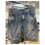 Gap 1969 Distressed Denim Shorts, Size 34W