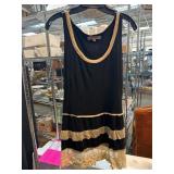 Sleeveless Black Dress by Young Essence