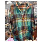 For Cynthia Plaid Tunic Shirt in Multicolor
