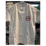 Hanes Beefy-T White T-Shirt, Small (S)