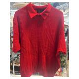 St. Croix Red Knit Polo Shirt