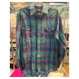 Wrangler Cowboy Cut Plaid Shirt, Regular Fit