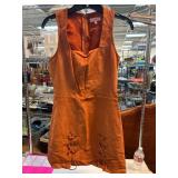 Orange Re:named Sleeveless Dress