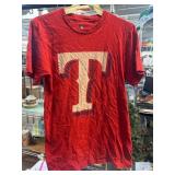 Texas Rangers Red MLB T-Shirt, Size Small