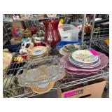 Decorative Tableware Set with Glass Dish