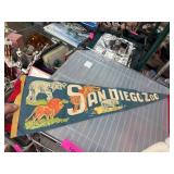 San Diego Zoo Felt Pennant with Animal Graphics