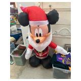 Inflatable Santa Mickey Mouse Holiday Decor
