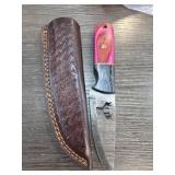 Custom Knife with Leather Sheath