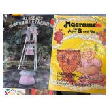 Two Vintage Macrame Instruction Booklets