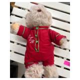 Gorham Teddy Bear with Red Outfit
