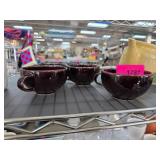 Four Crate & Barrel Cups