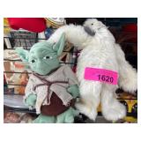 Kenner Star Wars Yoda and Wampa Plush Toys