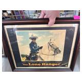 Framed Lone Ranger Lobby Card Reproduction