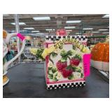 Hand-Painted Ceramic Strawberry Teapot