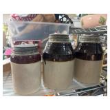 Comb Pottery and Western Stoneware Co. Jars