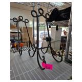 Two Black Metal Display Easels