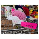 Porcelain Pin Cushion in Shoe Form