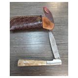 Pocket Knife with Decorative Handle and Case