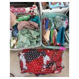 Fabric and Textile Lot in Multiple Colors