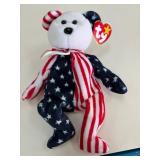 Ty Beanie Baby Spangle Bear Collectible