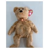 Ty Beanie Baby Cashew Plush Bear with Tags