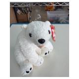 Ty Beanie Baby Polar Bear Named Aurora