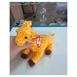 TY Beanie Baby 'Twigs' Giraffe Plush Toy