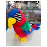 Ty Beanie Baby 'Jabber' the Parrot Plush Toy