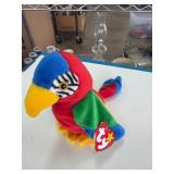 Ty Beanie Baby Parrot Plush Toy