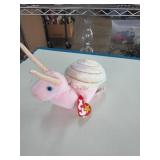 Ty Beanie Baby Swirly the Snail Plush Toy