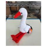 Ty Beanie Babies Stilts the Stork Plush Toy