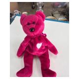 Valentina Plush Bear with Heart Detail