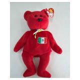Ty Beanie Baby Osito with Mexican Flag Patch