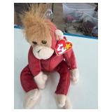 Ty Beanie Babies Schweetheart Monkey 1999